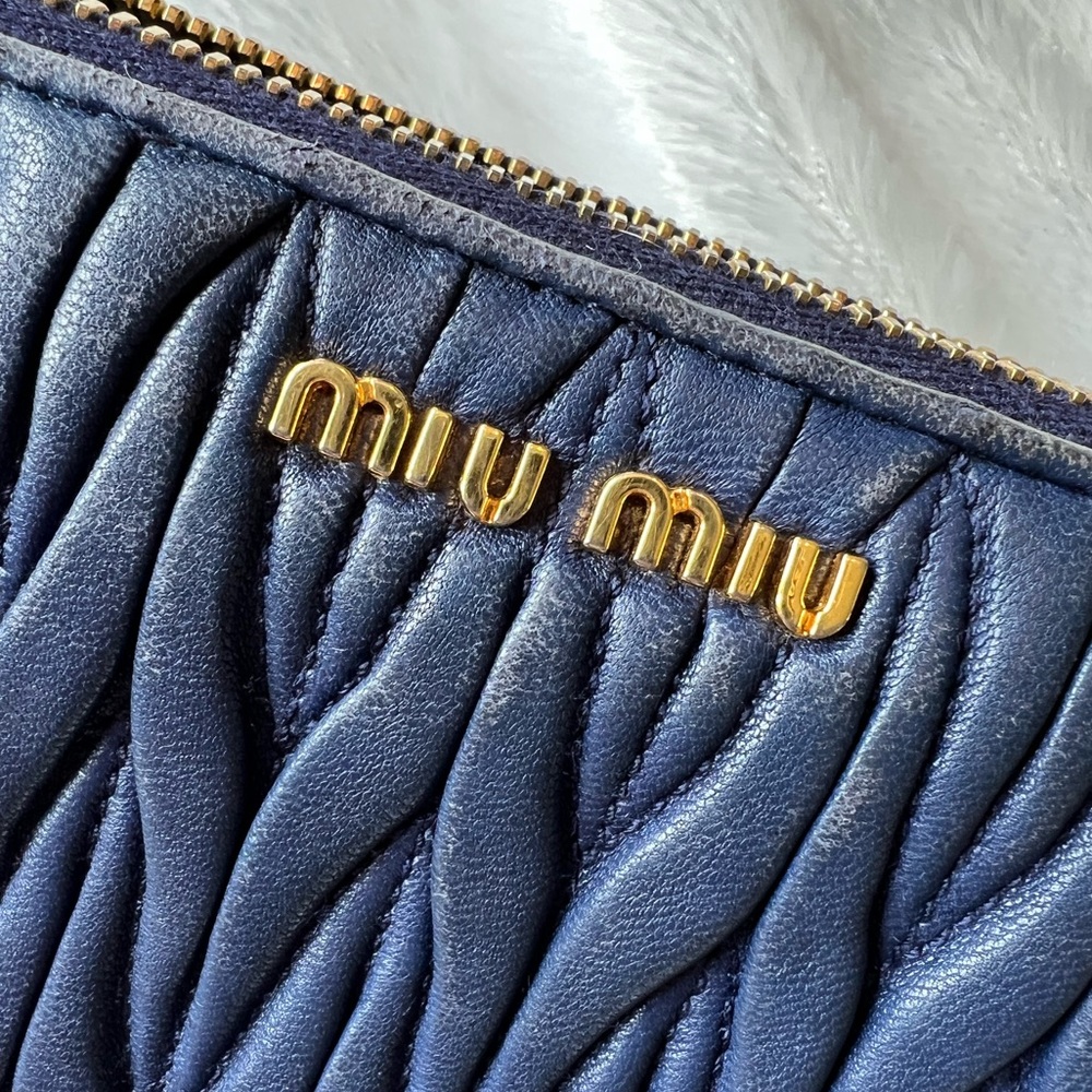 Miu Miu Matelass Nappa Leather Large Zippy Wallet - image 4